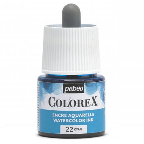 Pebeo Colorex Watercolour Ink Cyan 45ml