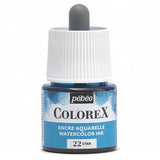 Pebeo Colorex Watercolour Ink Cyan 45ml