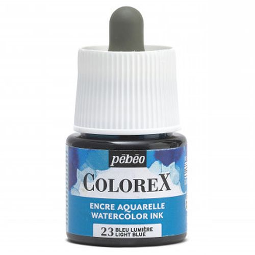 Pebeo Colorex Watercolour Ink Light Blue 45ml