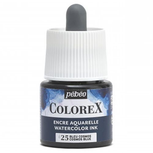 Pebeo Colorex Watercolour Ink Cosmos Blue 45ml