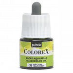 Pebeo Colorex Watercolour Ink Yellow Green 45ml