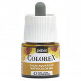 Pebeo Colorex Watercolour Ink Yellow Ochre 45ml
