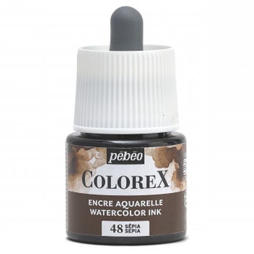 Pebeo Colorex Watercolour Ink Sepia 45ml