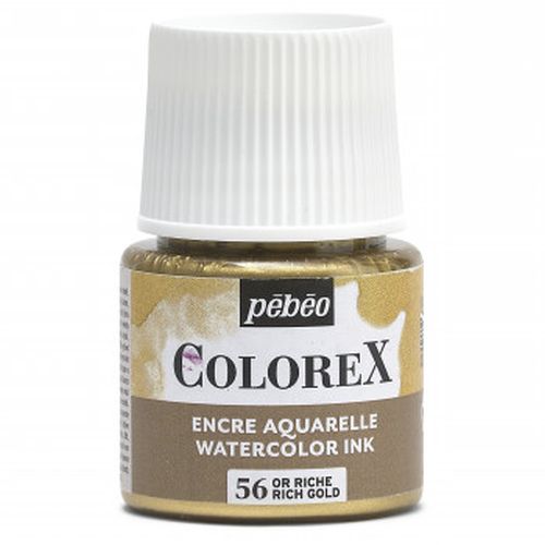 Pebeo Colorex Watercolour Ink Rich Gold 45ml