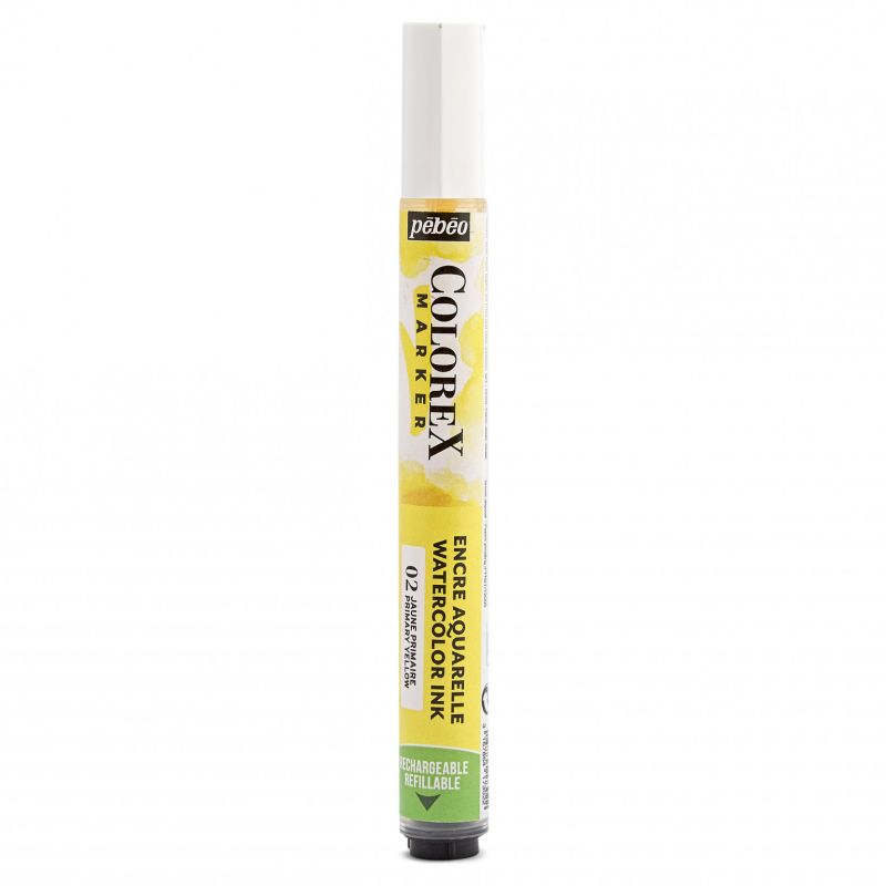 Pebeo Colorex Watercolour Ink Marker Primary Yellow