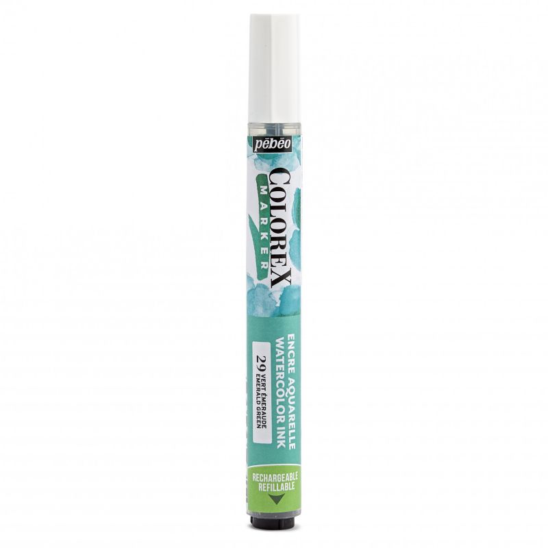 PEBEO COLOREX WATERCOLOUR INK MARKER EMERALD GREEN