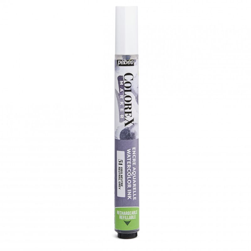 PEBEO COLOREX WATERCOLOUR INK MARKER NEUTRAL GREY