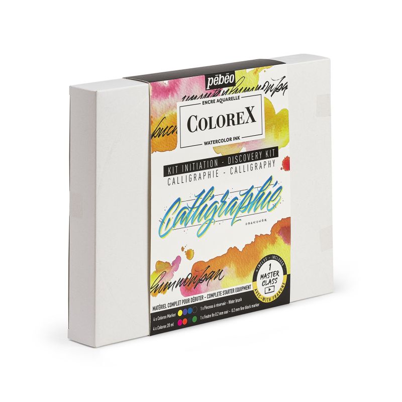 Pebeo Colorex Watercolour Ink Calligraphy Kit SET