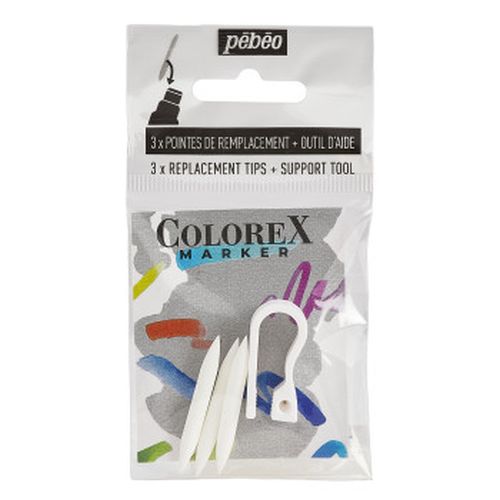Pebeo Colorex Watercolour Ink Marker Replacement Nibs