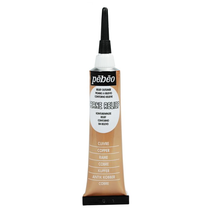 Pebeo Cerne Reflief Outliner Copper 20ml