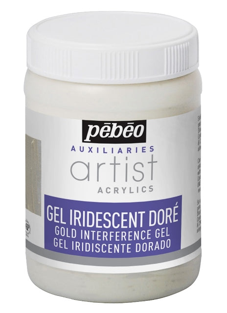 Pebeo Acrylic Medium Interference Gel Gold