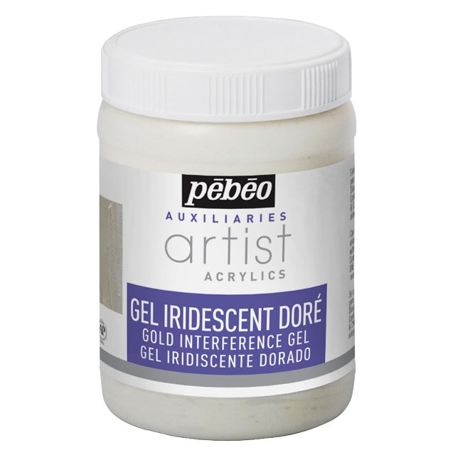 PEBEO ARTIST ACRYLIC MEDIUM INTERFERENCE GEL GOLD