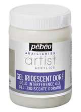 Pebeo Acrylic Medium Interference Gel Gold 250ml