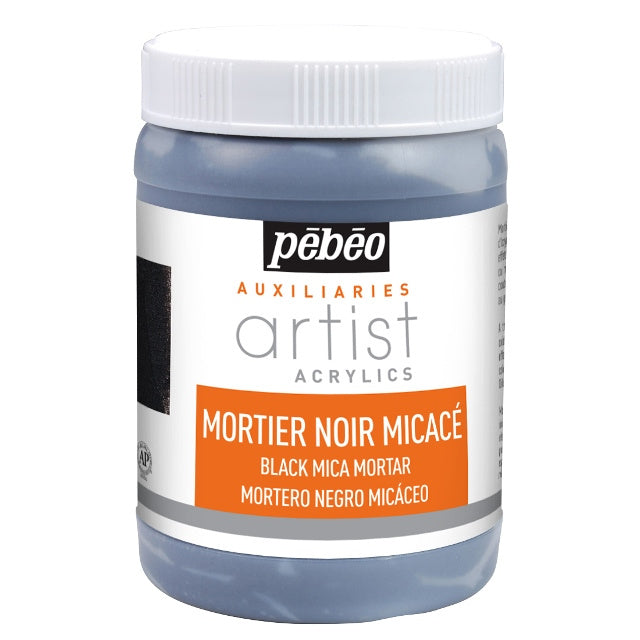 PEBEO ARTIST ACRYLIC MEDIUM BLACK MORTAR