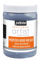 Pebeo Acrylic Medium Black Mortar 250ml