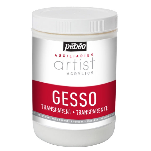 PEBEO ARTIST ACRYLIC MEDIUM GESSO TRANSPARENT