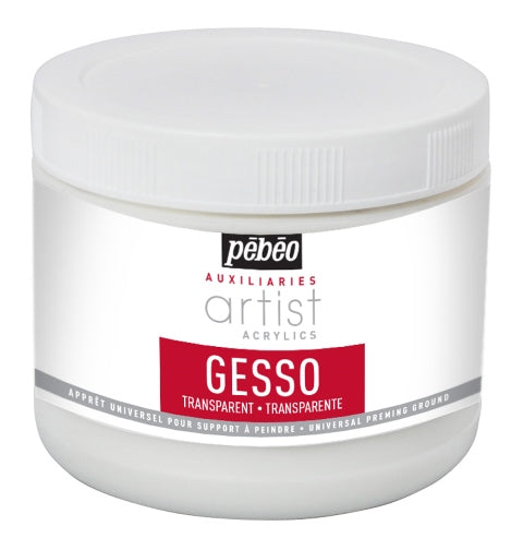 Pebeo Acrylic Medium Gesso Transparent 500ml