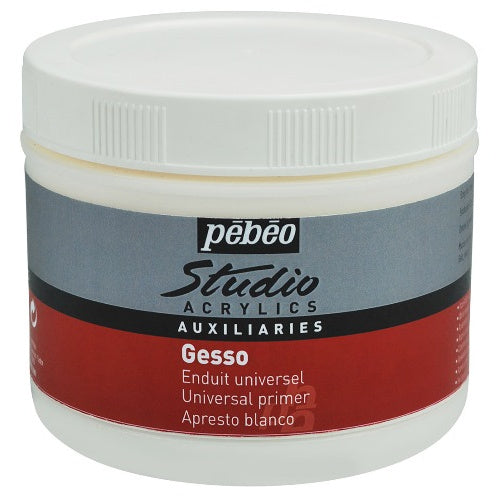 PEBEO STUDIO ACRYLIC MEDIUM GESSO WHITE
