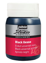 Pebeo Acrylic Medium Gesso Black 500ml