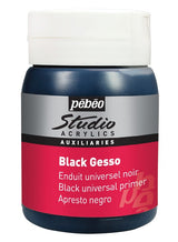 Pebeo Acrylic Medium Gesso Black 500ml