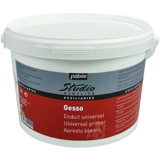 PEBEO STUDIO ACRYLIC MEDIUM GESSO WHITE