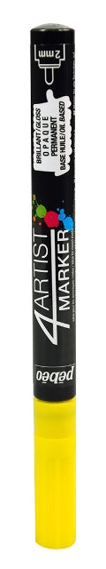 Pebeo 4Artist Oil Based Paint Marker Yellow 2mm