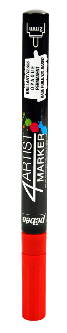 Pebeo 4Artist Oil Based Paint Marker Red