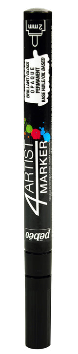 Pebeo 4Artist Oil Based Paint Marker Black 2mm