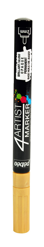 Pebeo 4Artist Oil Based Paint Marker Gold 2mm