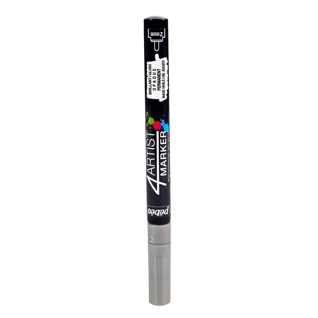 Pebeo 4Artist Oil Based Paint Marker Silver