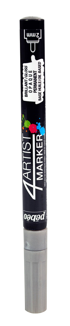 Pebeo 4Artist Oil Based Paint Marker Silver