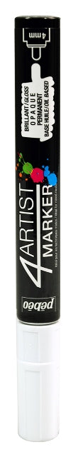 Pebeo 4Artist Oil Based Paint Marker White 4mm