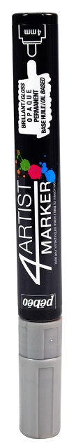 Pebeo 4Artist Oil Based Paint Marker Silver