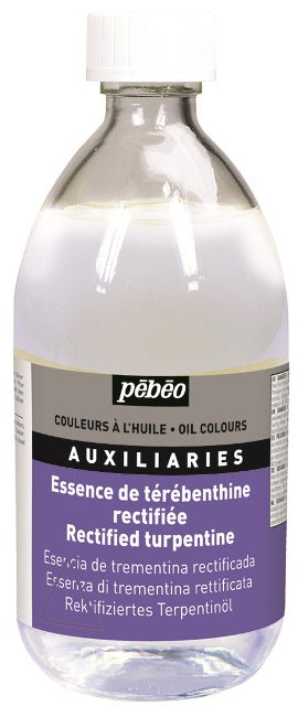 Pebeo Oil Medium Rectified Turpentine 495ml