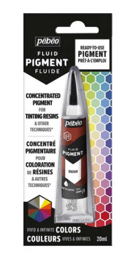 Pebeo Resin Fluid Pigment Brown 20ml