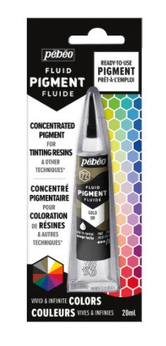 Pebeo Resin Fluid Pigment Gold 20ml