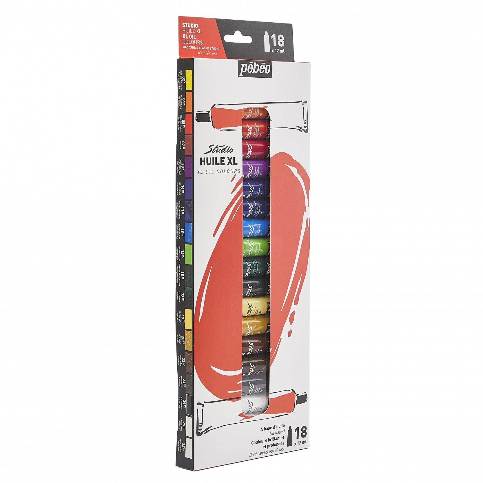 Pebeo XL Oil Paint Set 18 SET