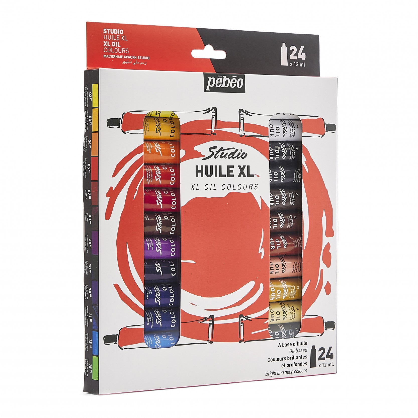 Pebeo XL Oil Paint Set 24 SET