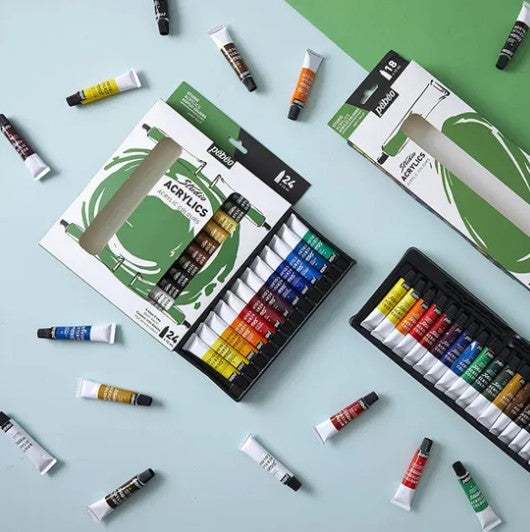 Pebeo Studio Acrylic Paint Set 12 SET