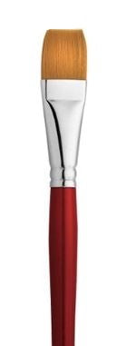 Pebeo Iris Yellow Polyamide Brush Flat