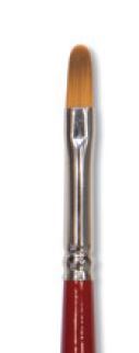 Pebeo Iris Yellow Polyamide Brush Filbert