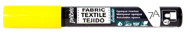 Pebeo 7A Opaque Fabric Paint Marker Yellow