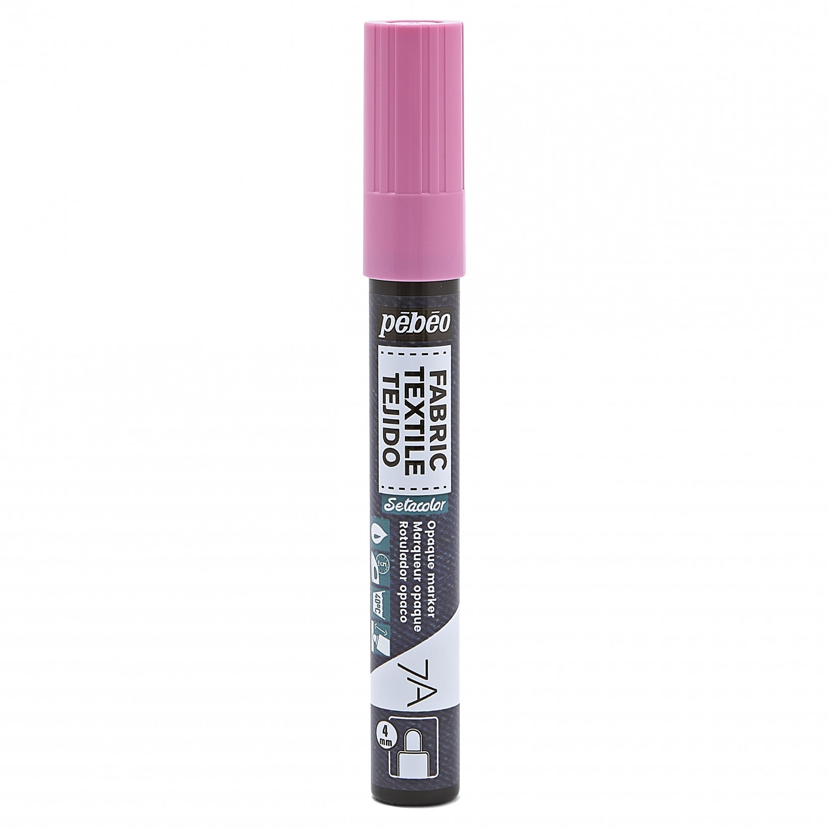PEBEO 7A OPAQUE FABRIC PAINT MARKER PINK