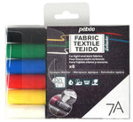 Pebeo 7A Opaque Fabric Paint Marker Assorted Set 6 SET