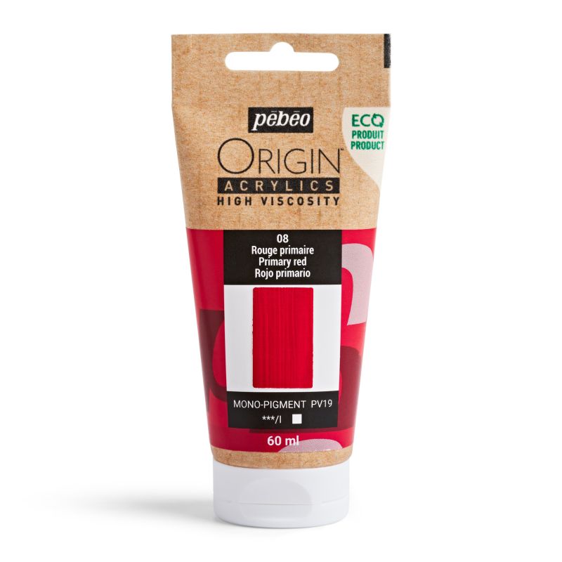 Pebeo Origin Acrylic Paint Primary Red