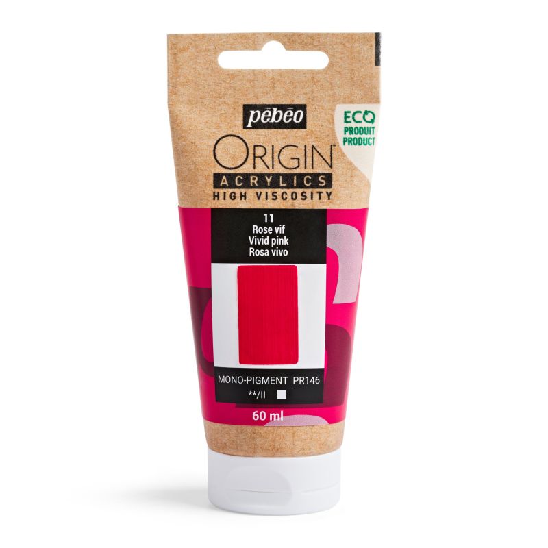 Pebeo Origin Acrylic Paint Vivid Pink 60ml