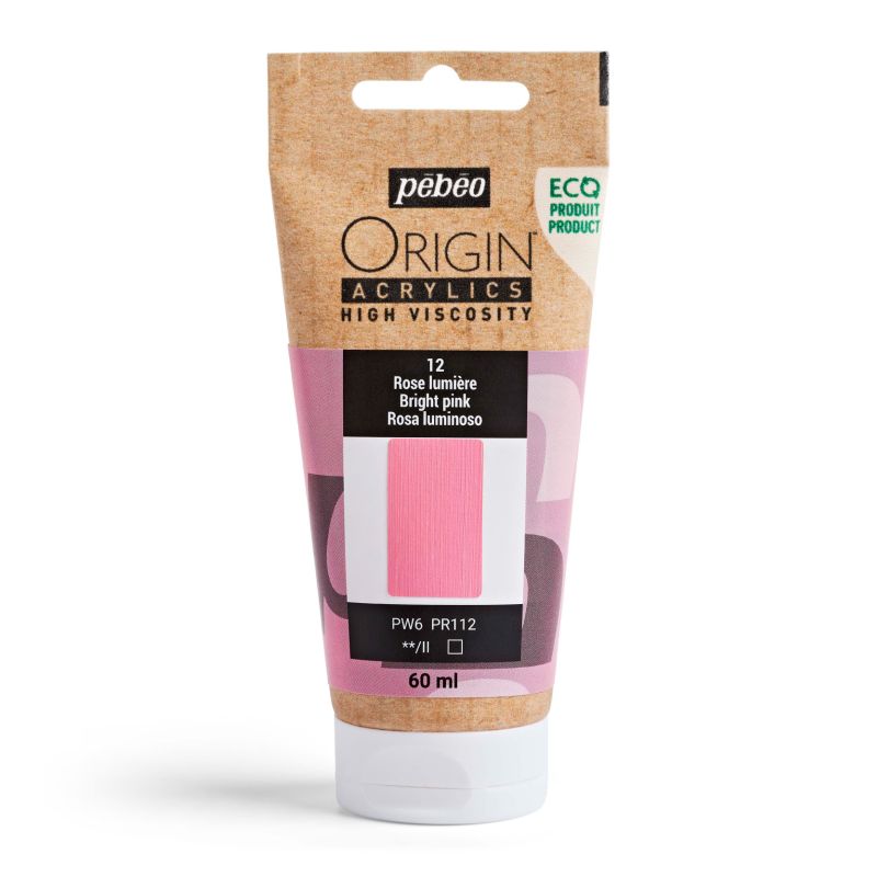 Pebeo Origin Acrylic Paint Bright Pink 60ml