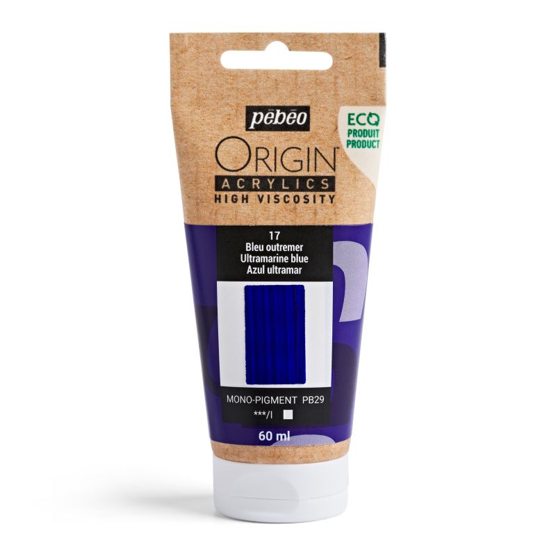Pebeo Origin Acrylic Paint Ultramarine Blue 60ml