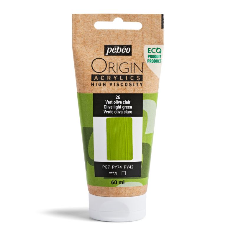 Pebeo Origin Acrylic Paint Light Olive Green 60ml
