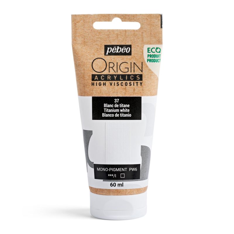 Pebeo Origin Acrylic Paint Titanium White